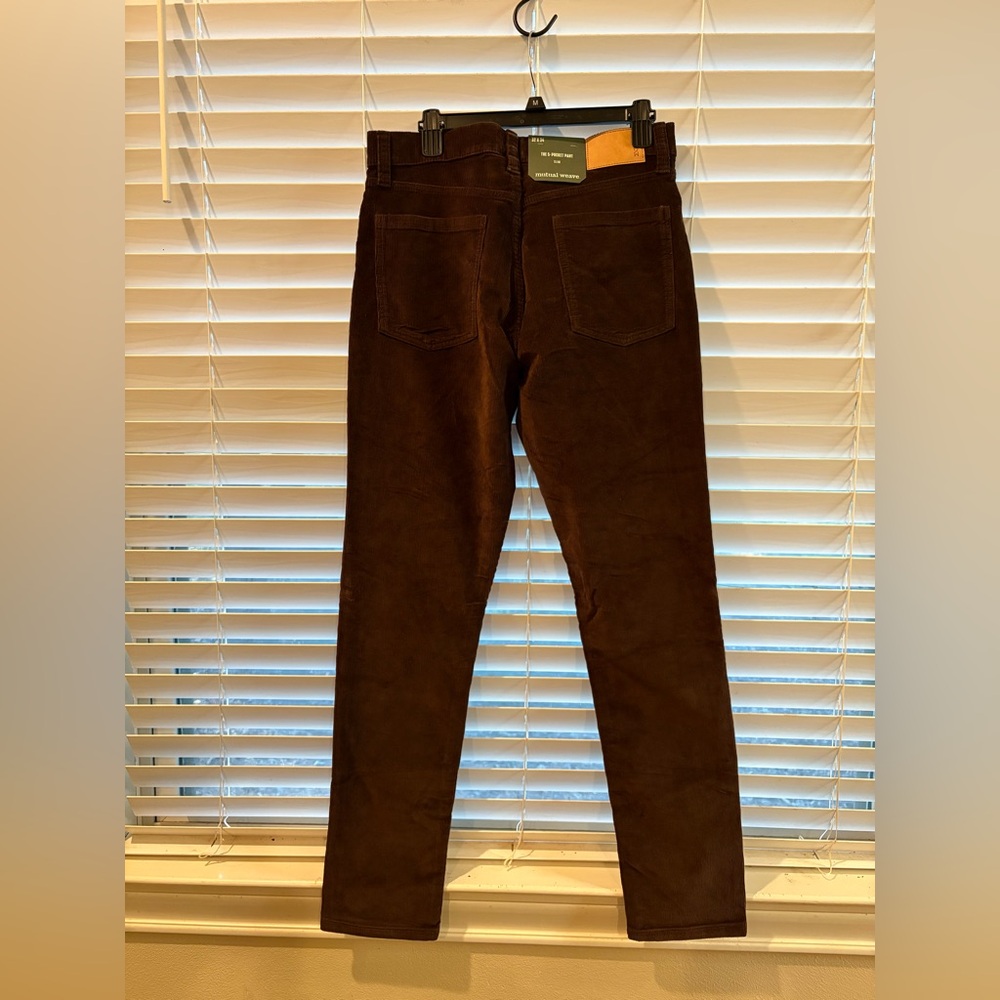 Men's Corduroy Pants in Rich Brown NWT size 32x34 - Picture 2 of 7
